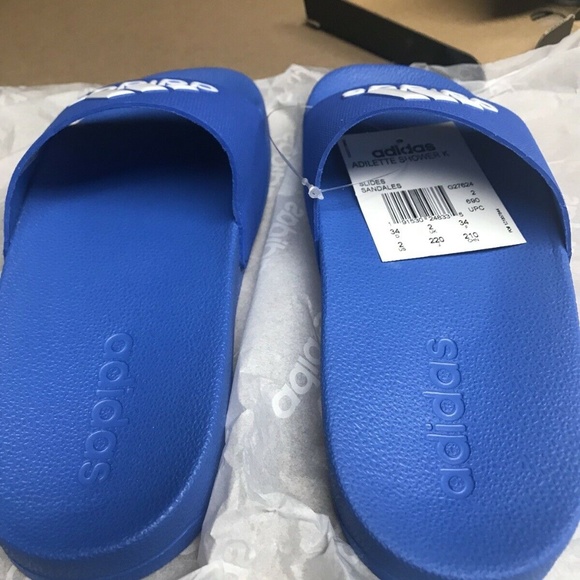 adidas Other - adidas Kids Adilette Shower Slide, Blue New
